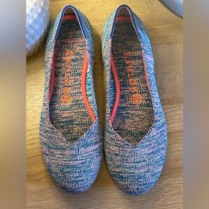 Rothy's The Flat Turquoise Melange Retired Color Size 8.5